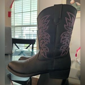 Deer stags girl cowboy boots